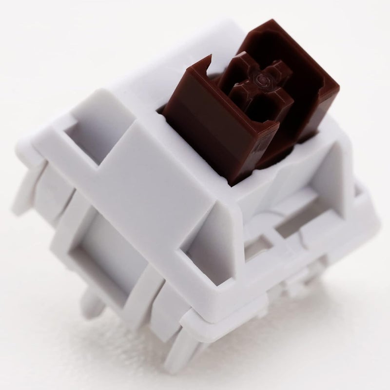 MELETRIX WS Brown Mechanical Keyboard Switches, 5 Pin Pre Lubed Tactile Switches for Mechanical Gaming Keyboard (35pcs) - Image 1